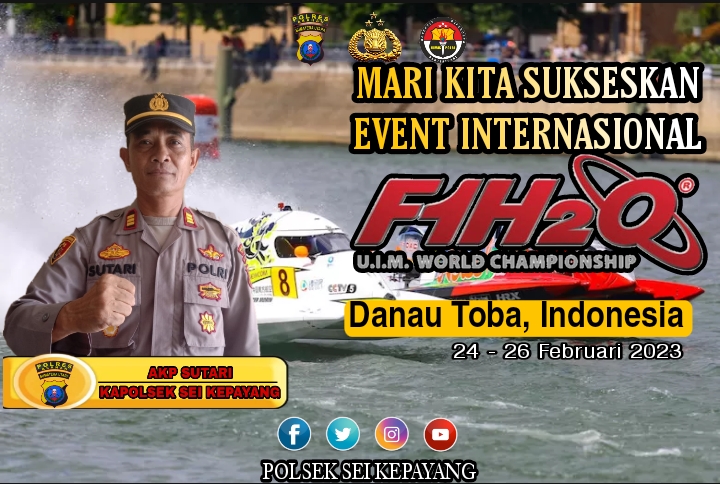 Polsubsektor Tanjungbalai, Ikut Sukseskan Event Internasional F1H20