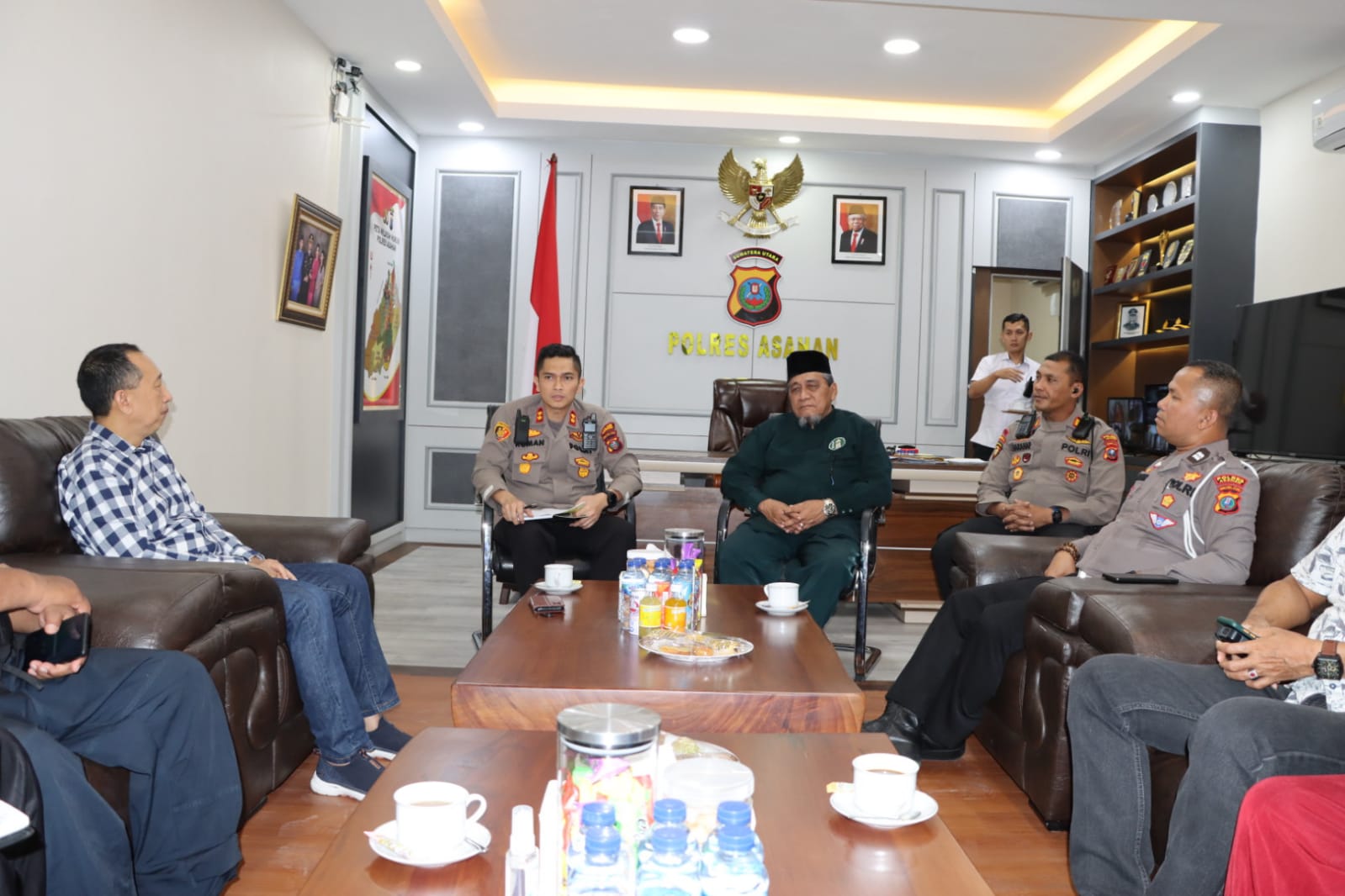 Kapolres Asahan Terima Silaturahmi Forkala