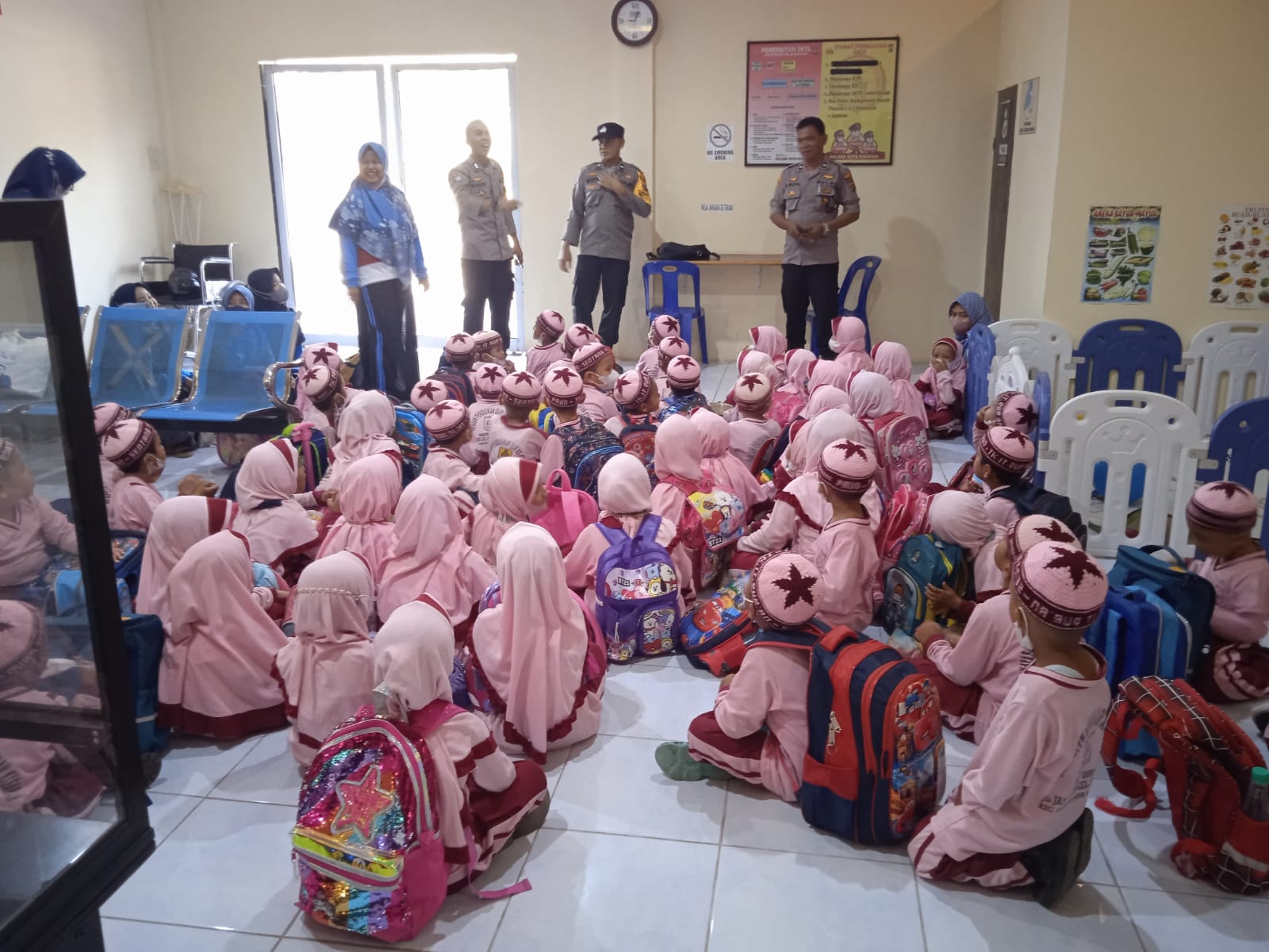 Kapolsek Kota Kisaran Terima Kunjungan anak TK Islam Terpadu Quran