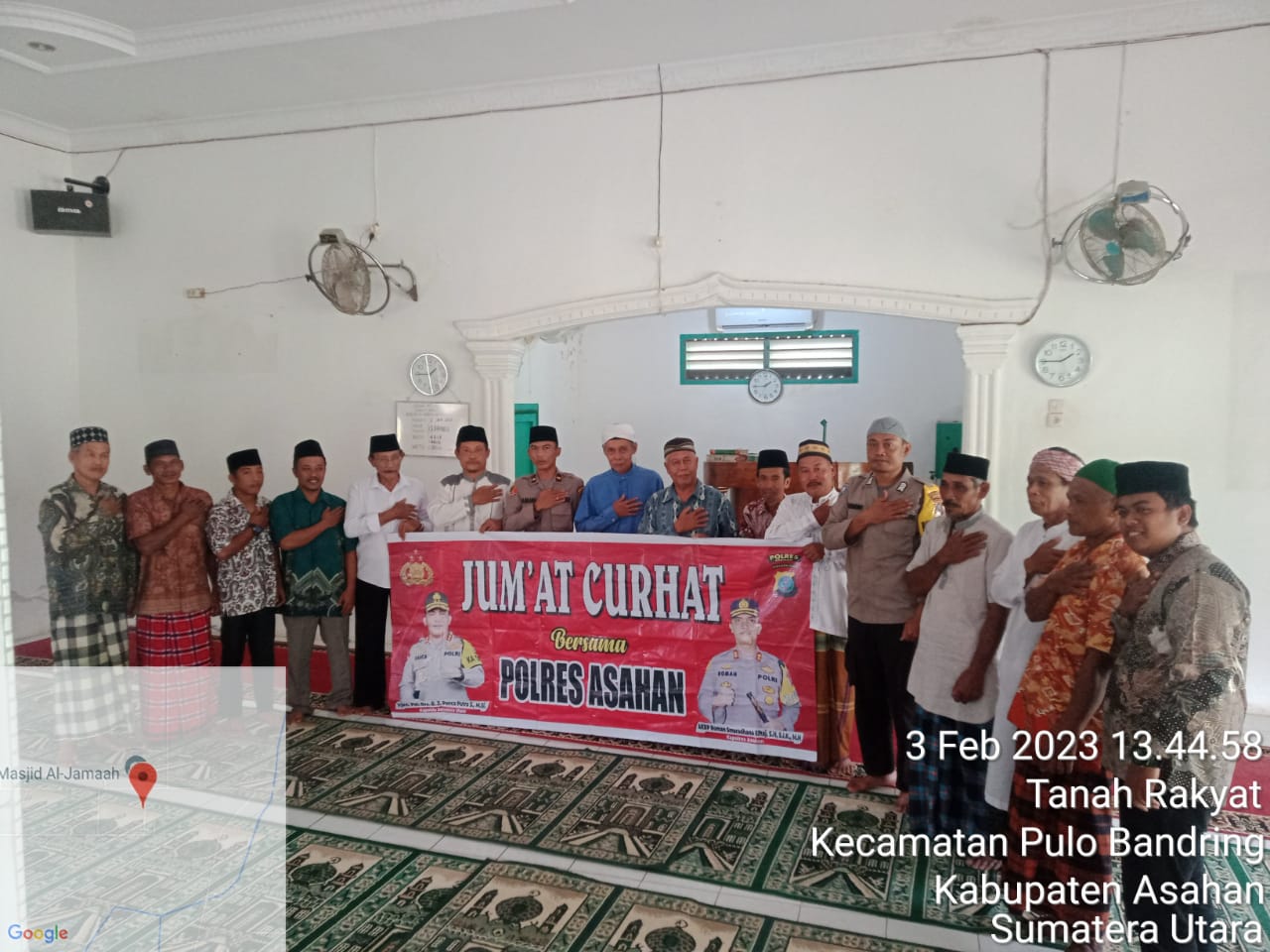 Gelar â€œJumat Curhatâ€ Kanit Jatanras Sampaikan Pesan-Pesan Kamtibmas