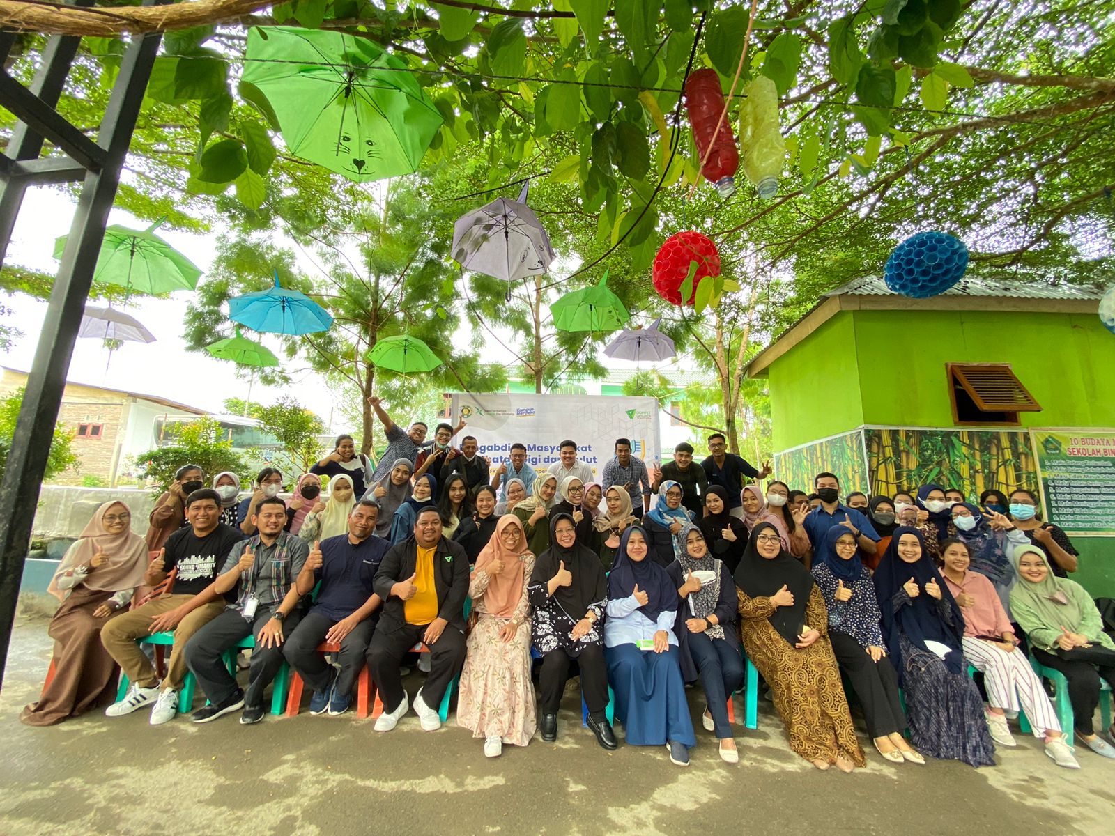 Fakultas Kedokteran Gigi (FKG) USU Gelar Pengabdian Periksa Gigi Anak di Sekolah Bintang Rabbani DD Waspada