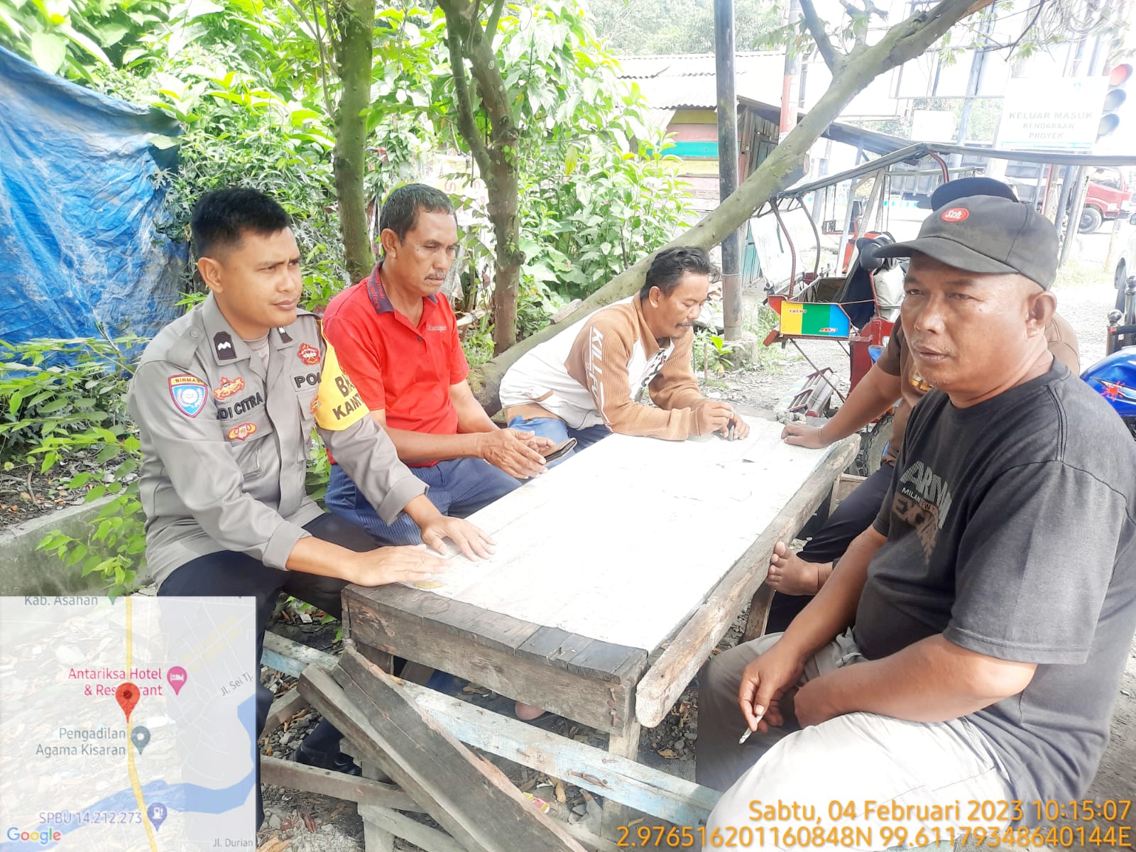 Polsek Kota Kisaran Ajaka Warga Untuk Mendukseskan Event Internasional F1H20