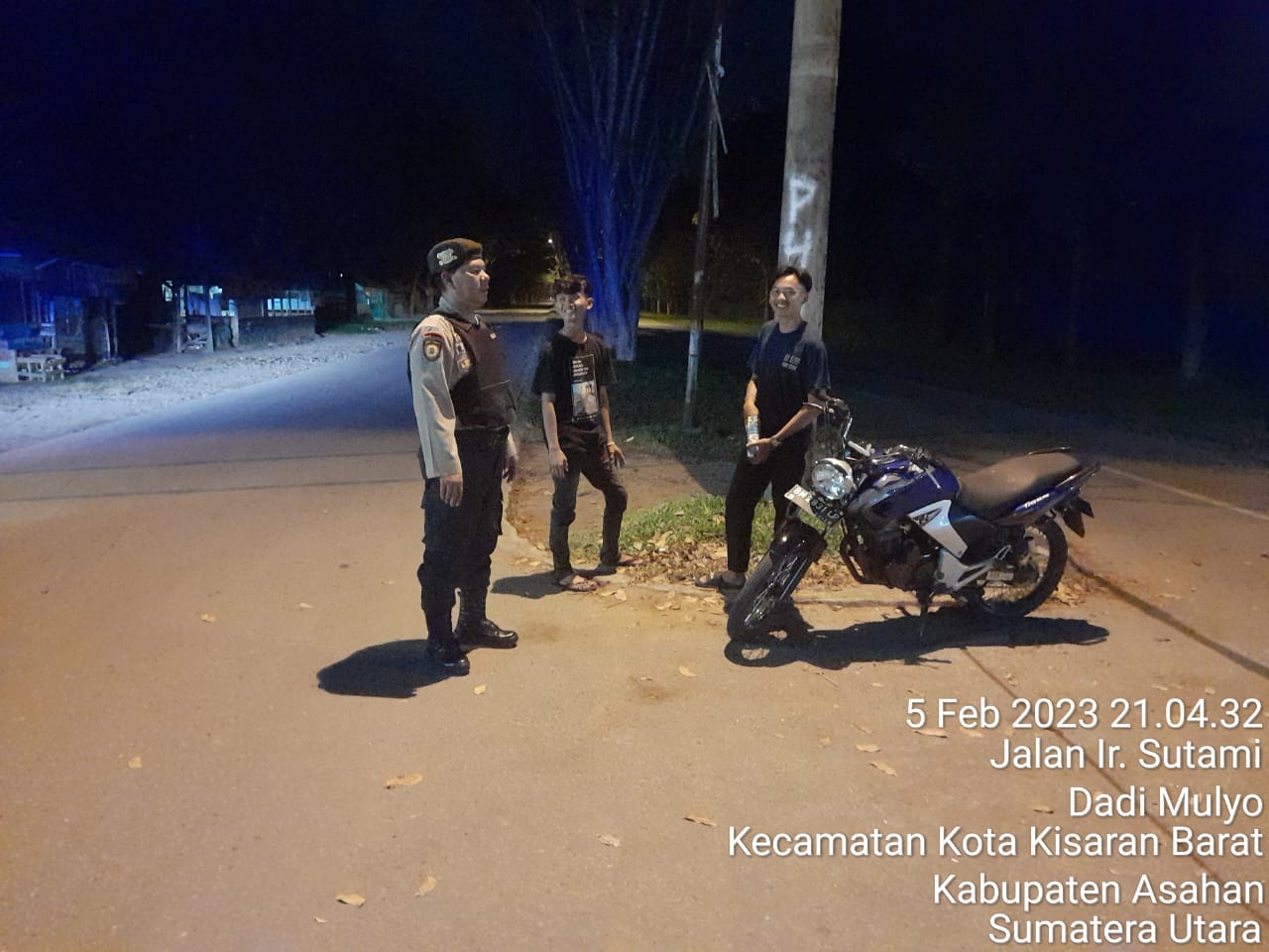 Antisipasi Curat, Curas dan Curanmor, ini Yang Dilakukan Anggota Sat Samapta Polres Asahan
