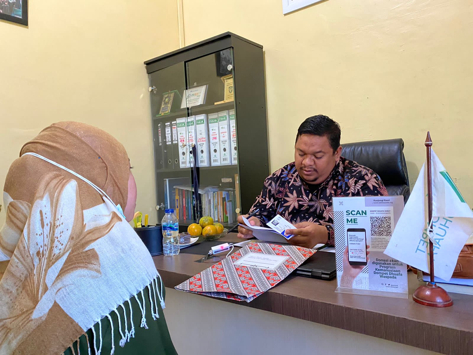 Calon Penerima Beasiswa Prestasi DD Waspada Ikuti Seleksi Wawancara