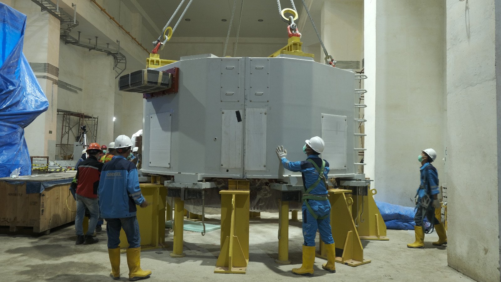 PLN Lakukan Joint Inspection of Lowering Stator Unit 1 di PLTA Peusangan 1&2 (88MW