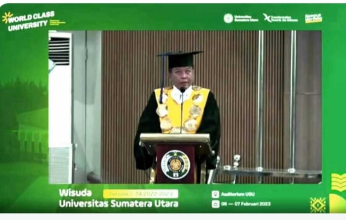 Rektor : 89% Pelaku Industri Menyatakan Puas dengan Kinerja Lulusan USU