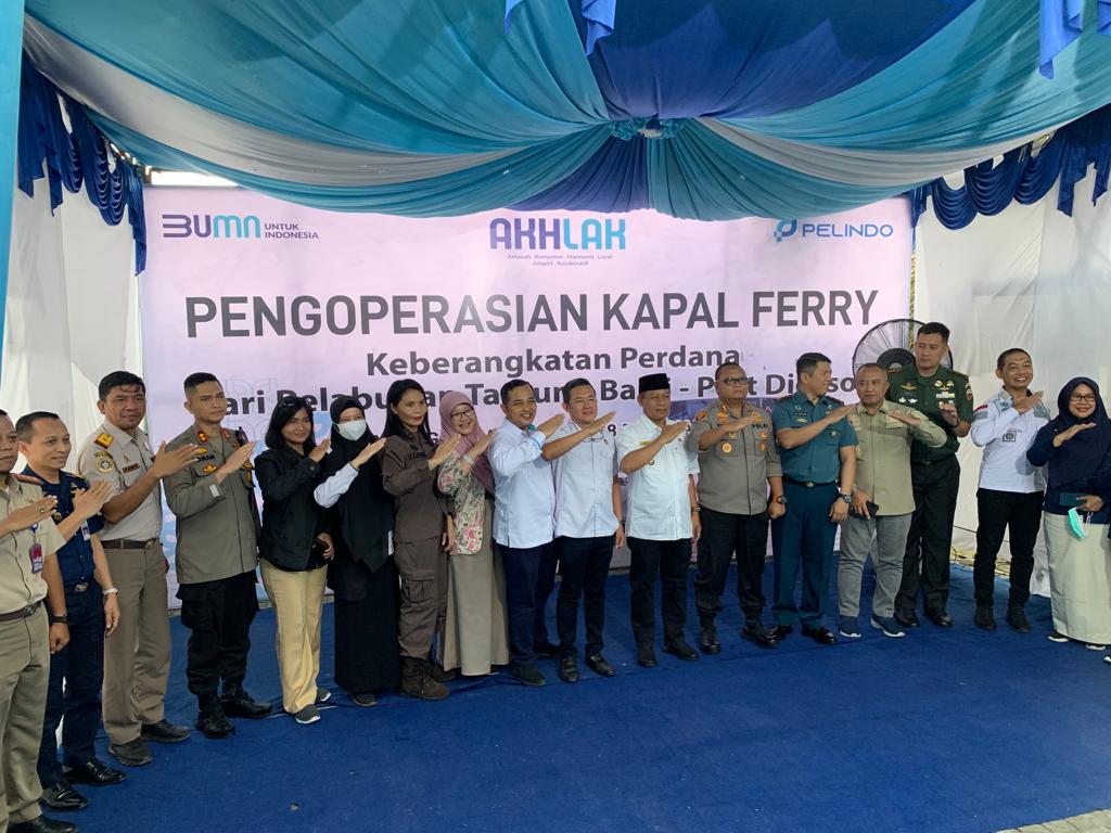 Kapolres Asahan Hadir Pengoperasian Kapal Penumpang Trayek Pelabuhan Teluk Nibung