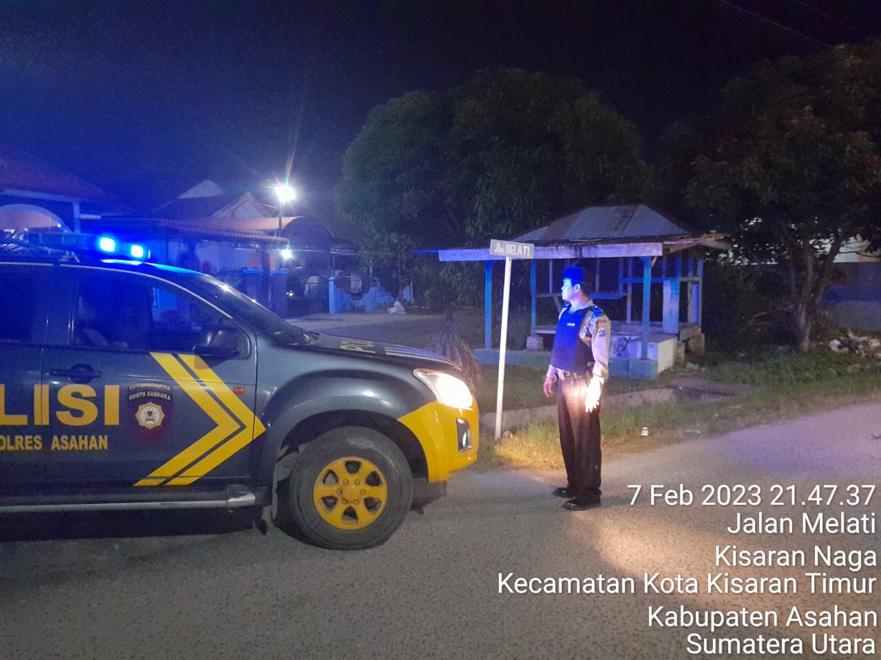 Sat Samapta Polres Asahan, Patroli dialogis di Titik Rawan 3C
