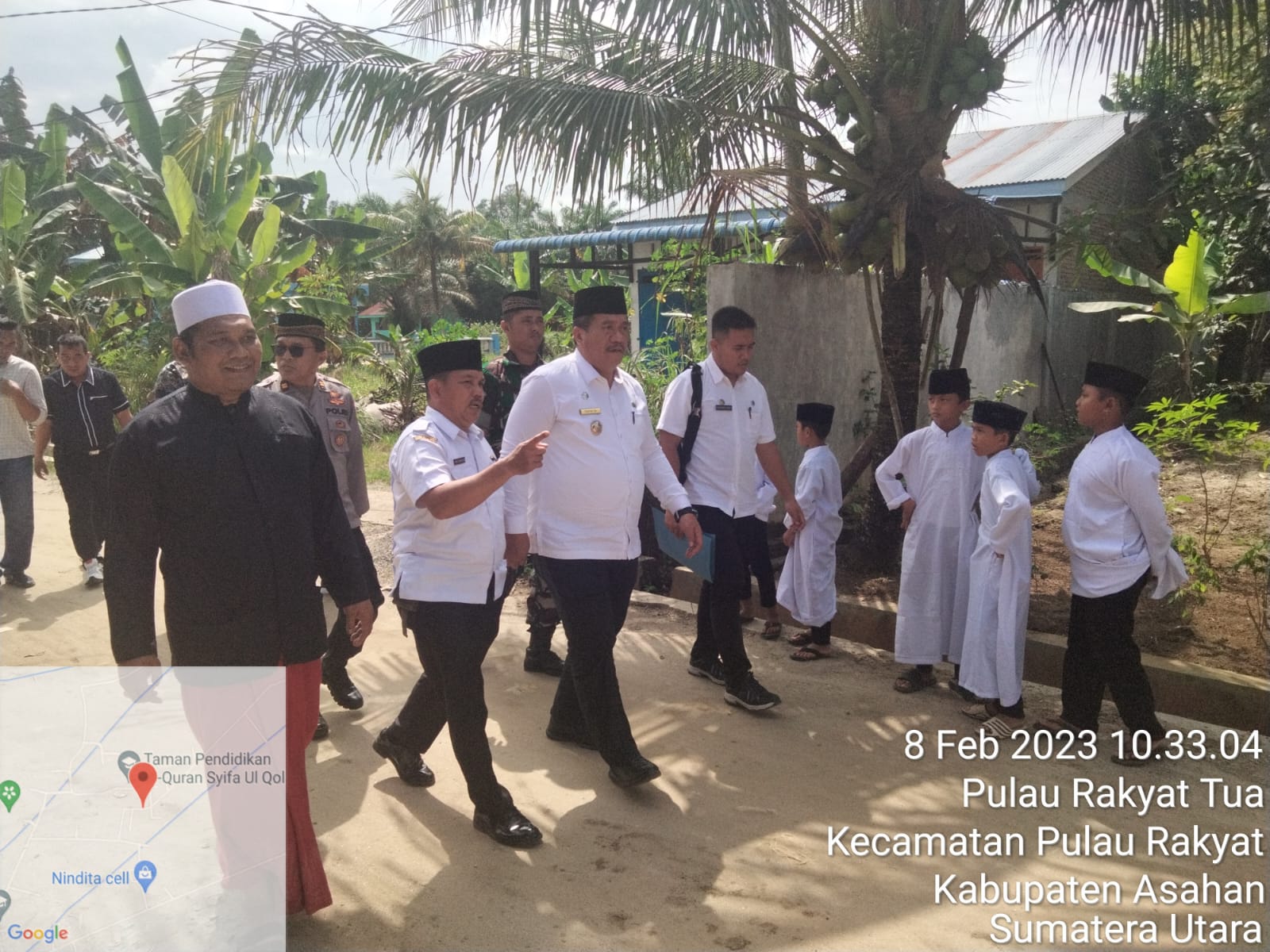 Wakapolsek Pulau Raja Menghadiri Peletakan Batu Pertama Yayasan Rahmatul Falah Pesantren Tahfiz Al Quran