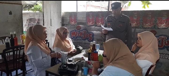 Kanit Binmas Polsek Simpang Empat, Ikut Serta Mensukseskan Event Internasional F1H20