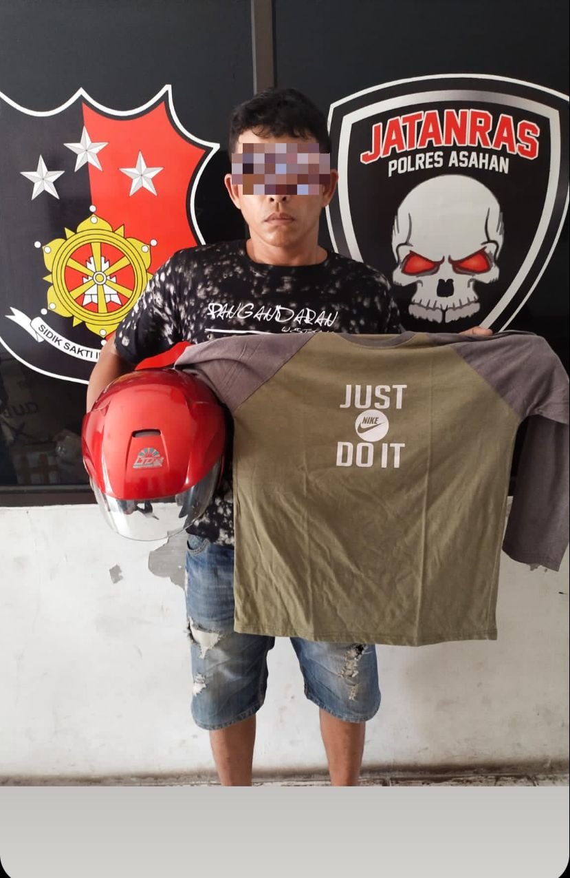 Aksi Pencurian di Toko Elma Acecoris HP Kisaran Terekam CCTV