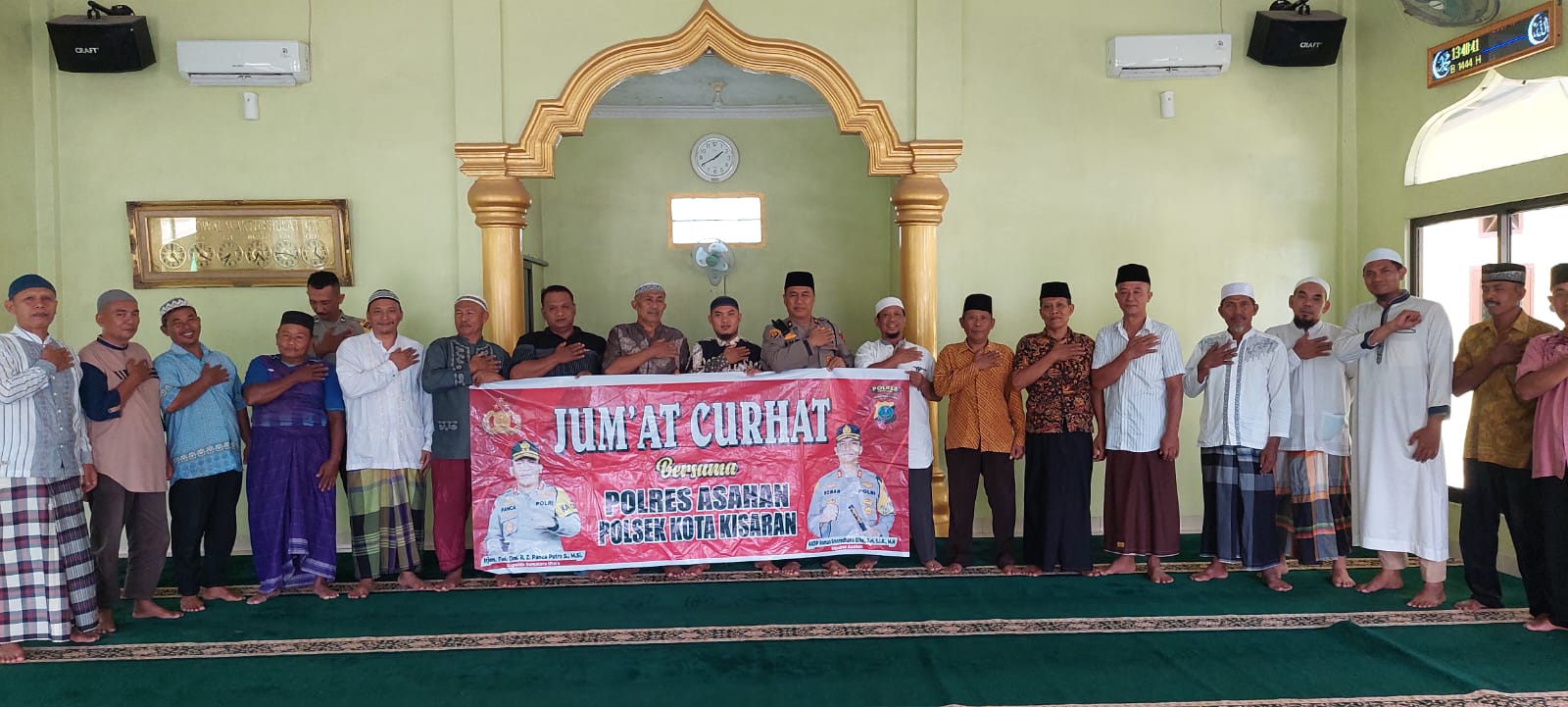 Warga Desa Suka Damai Keluhkan Pencurian Tabung Gas Dijumat Curhat