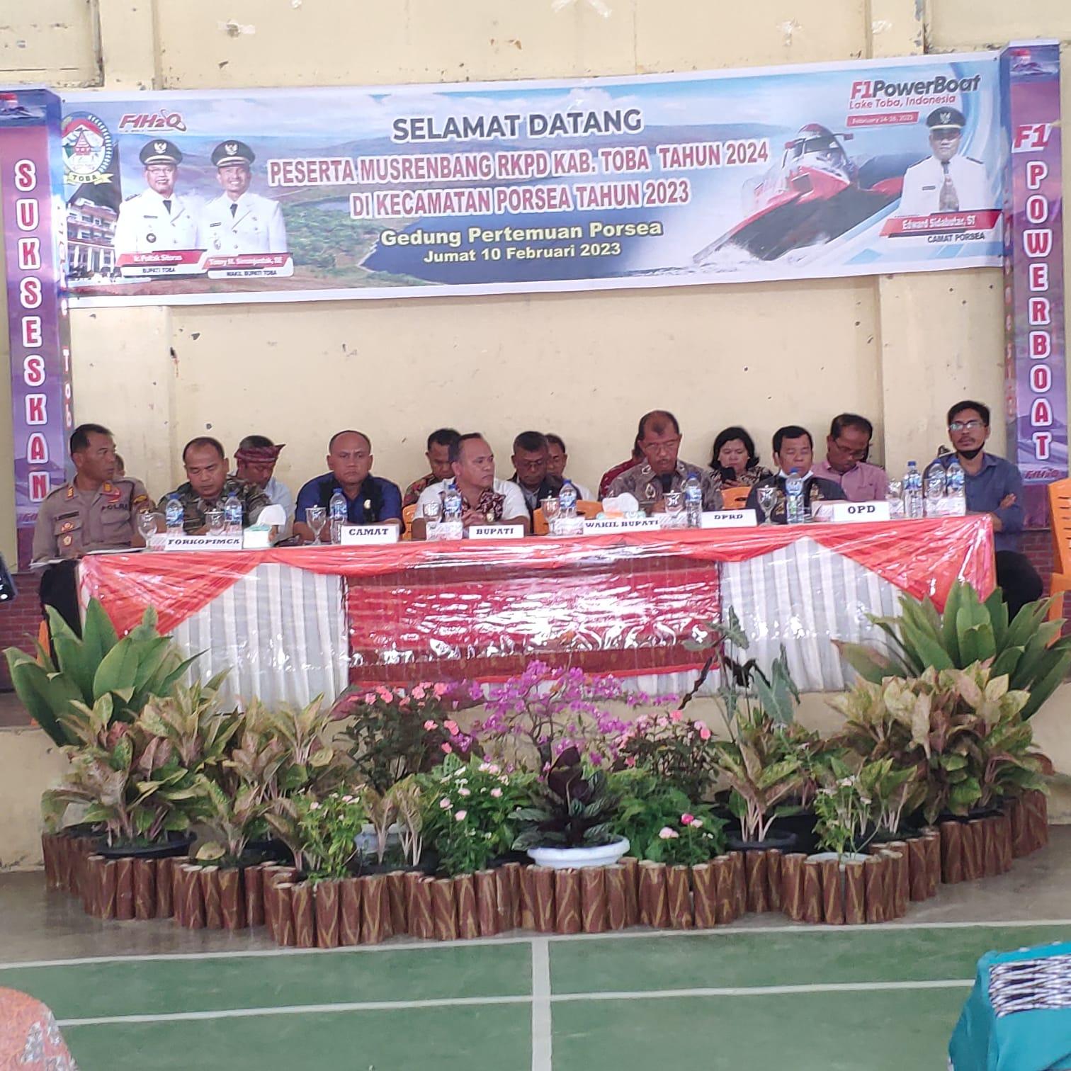 Staf Ahli Kantor Bupati Toba Audi Murphy Sitorus Buka Musrenbang Kecamatan Porsea