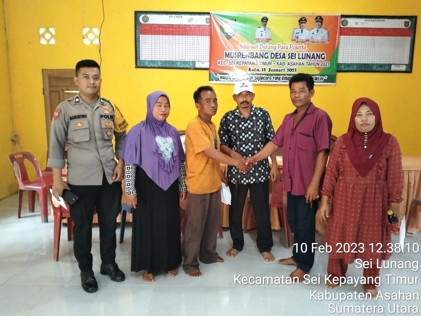 Bhabinkamtibmas Polsek Sei Kepayang Mediasi Problem Solving