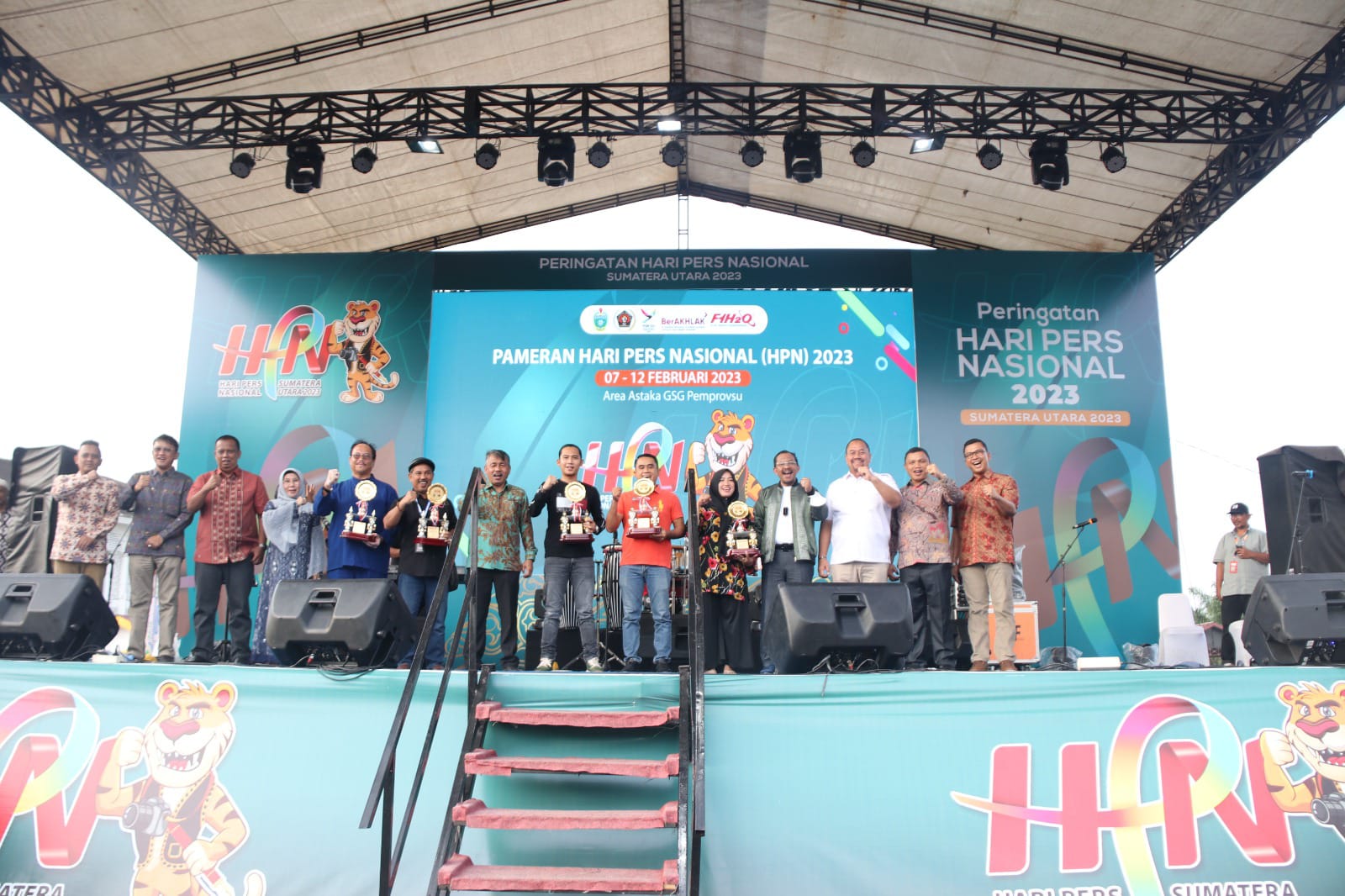 Stan Pemkab Deli Serdang di HPN 2023 Raih Juara 1