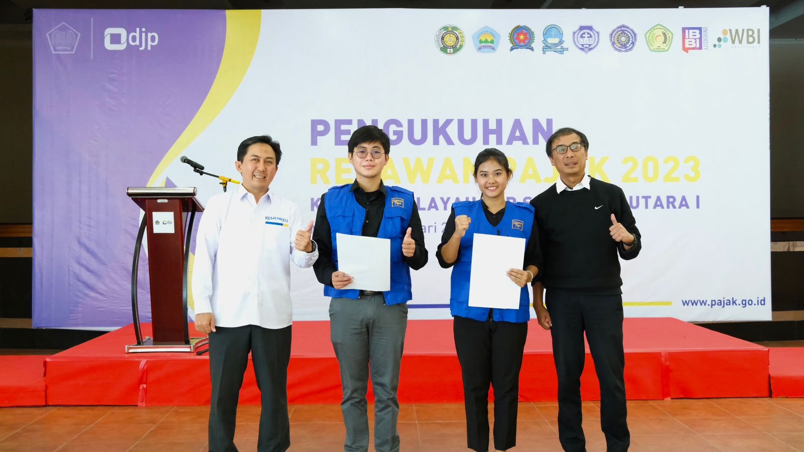 Kanwil DJP Sumut I Kukuhkan 253 Relawan Pajak 2023