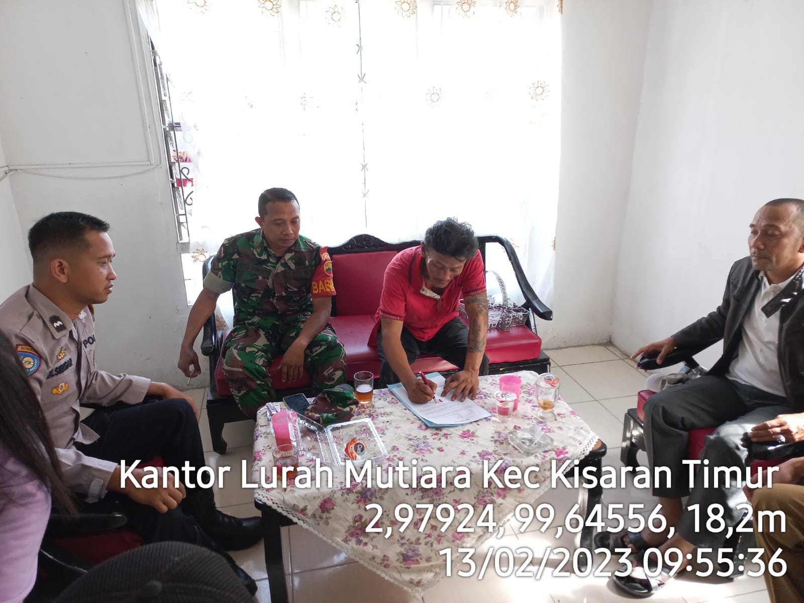 Diduga Melakukan Pencurian, Bhabinkamtibmas Polsek Kota Kisaran Laksanakan Problem solving