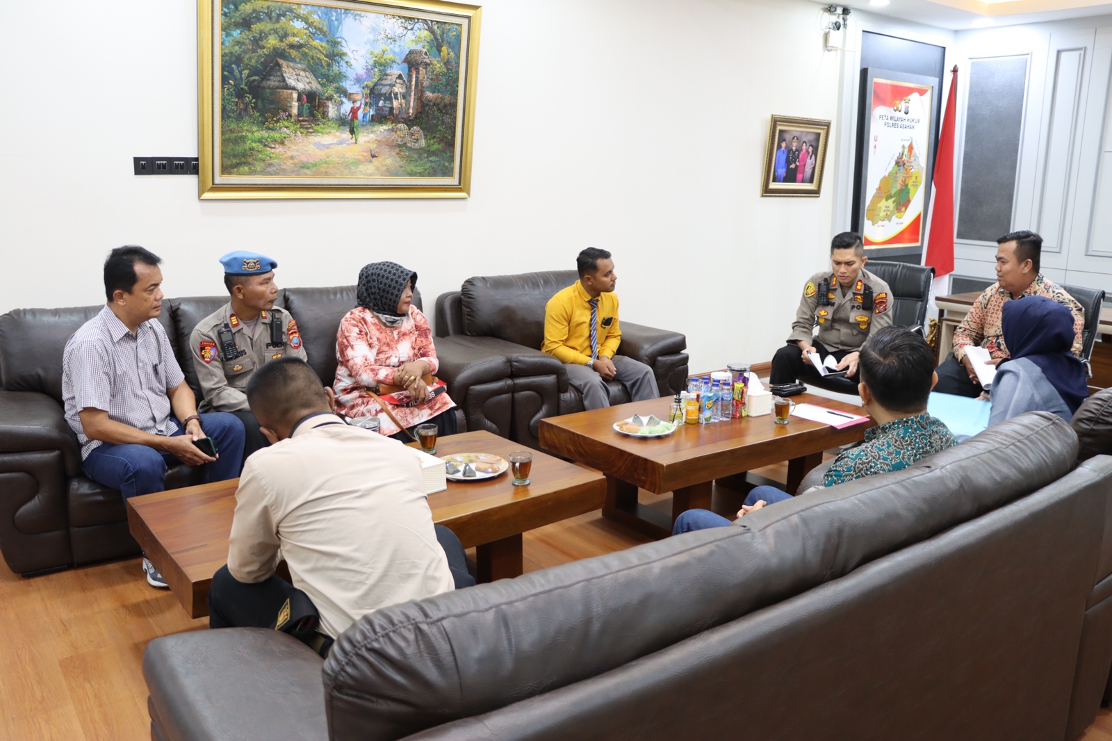 Kapolres Asahan Terima Kunjungan PERADI