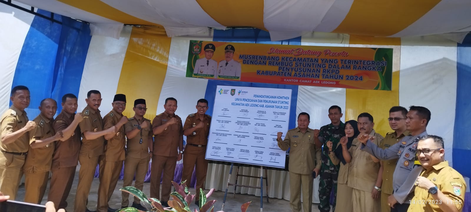 Bupati Asahan Buka Musrenbang Kecamatan Aek Ledong