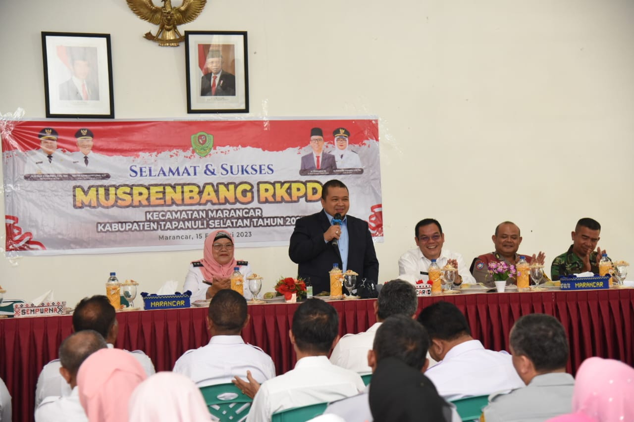 Hadiri Musrenbang, Bupati Tapsel Ajak Jajaran Kejar Ketertinggalan Pasca Covid-19