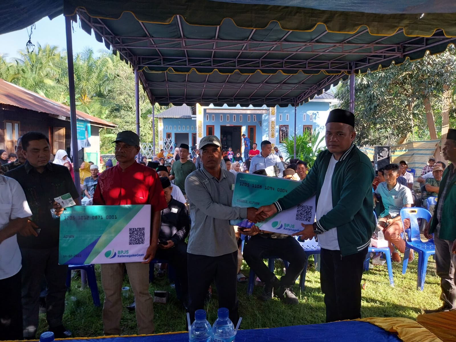 A Jabidi Ritonga Bagikan 500 Kartu Asuransi BPJS Ketenagakerjaan Kepada Nelayan Langkat