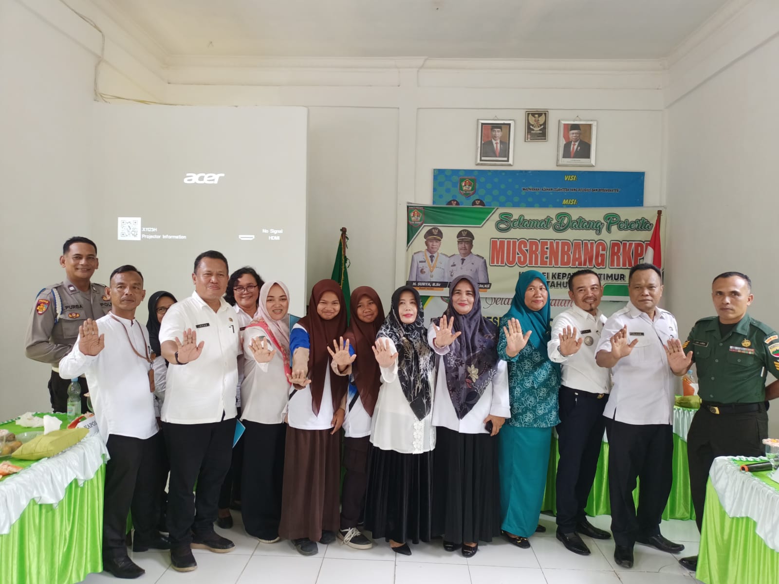 Tim Monitoring Bersama Personil Polsek Sei Kepayang Gelar Musrenbang