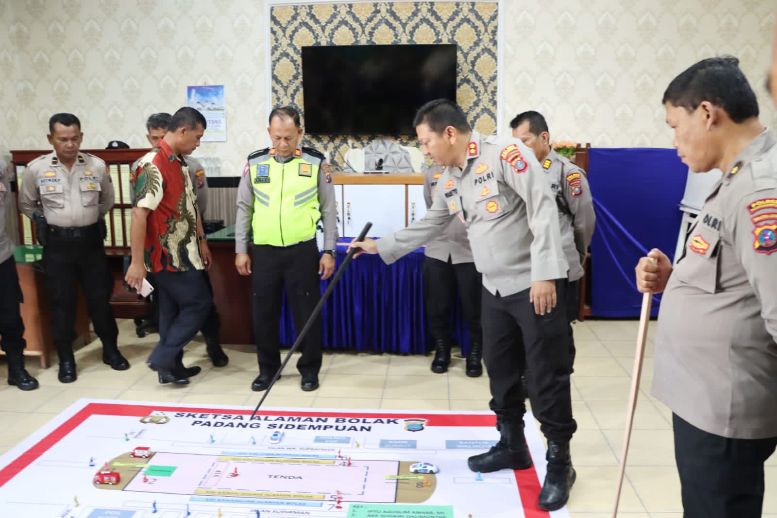 Jelang Muswil Muhammadiyah Ke - 13 Se-Sumut,Kapolres Padangsidimpuan Pimpin TFG