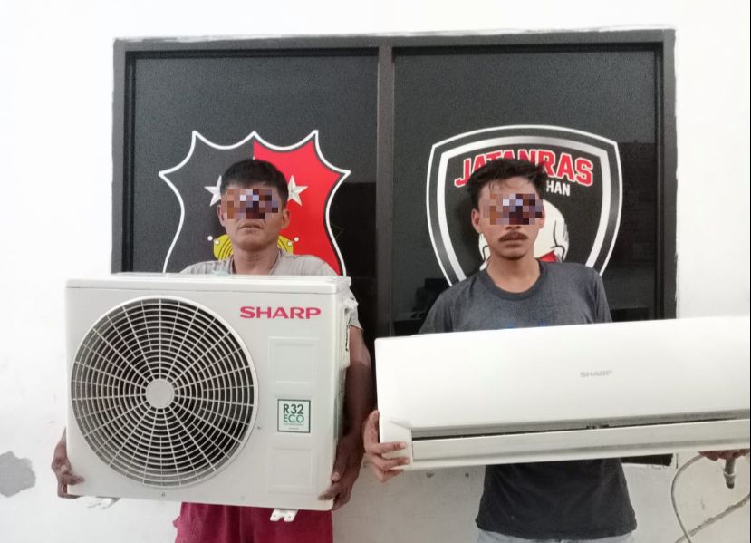 2 Pencuri AC di Kost Jalan Wahidin Ditangkap Polisi