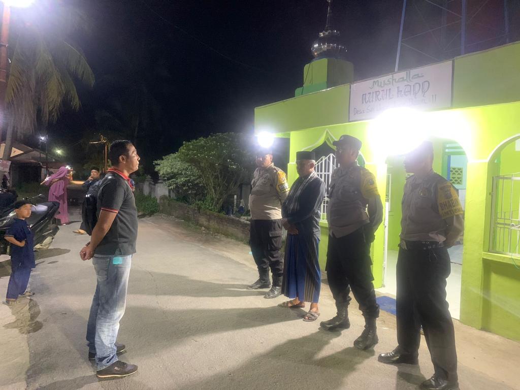 Personil Polsek Sei Kepayang pengamanan Zikir Fida Akbar