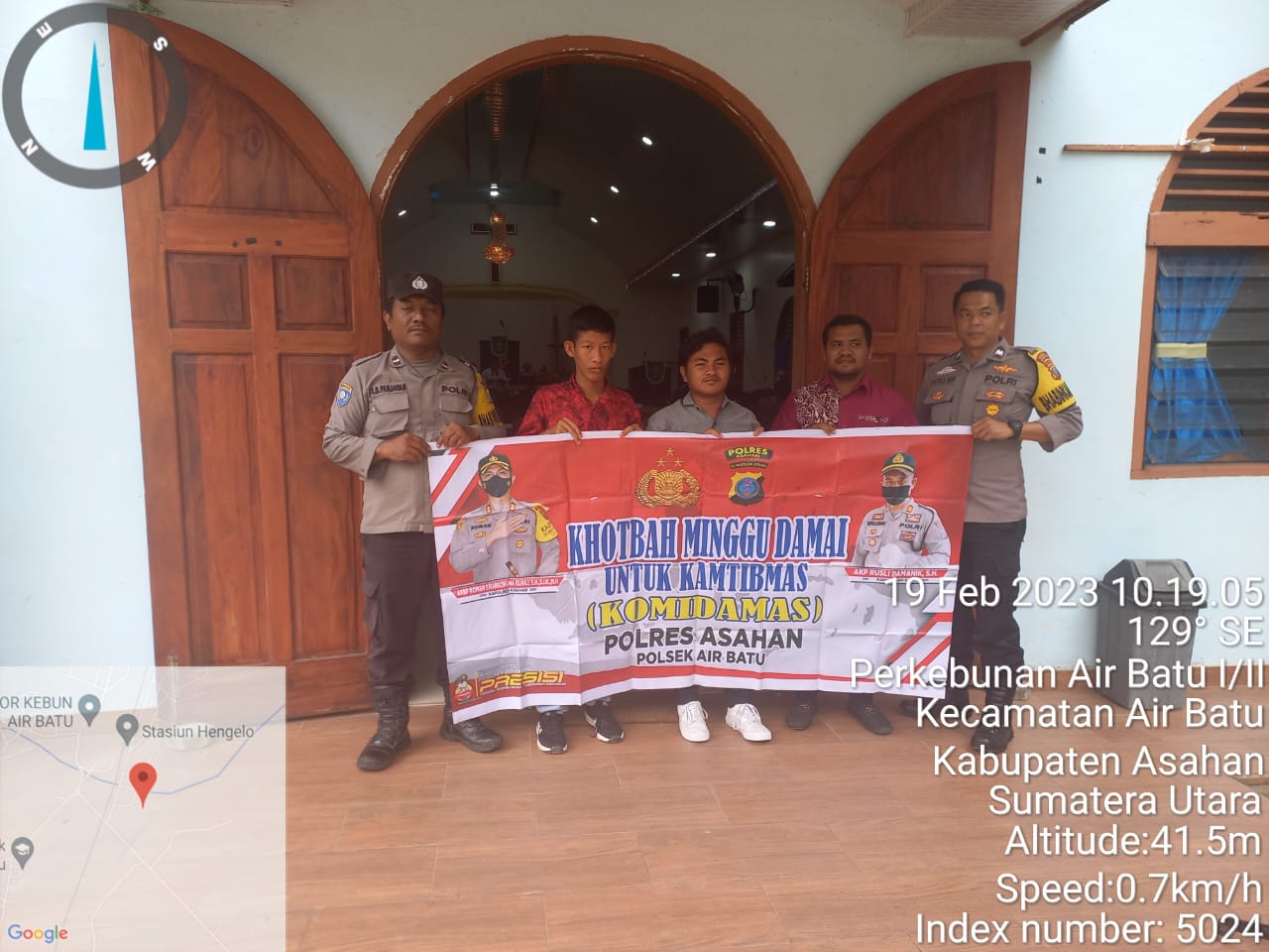 Personil Polsek Air Batu Laksanakan Gerakan Komidamas