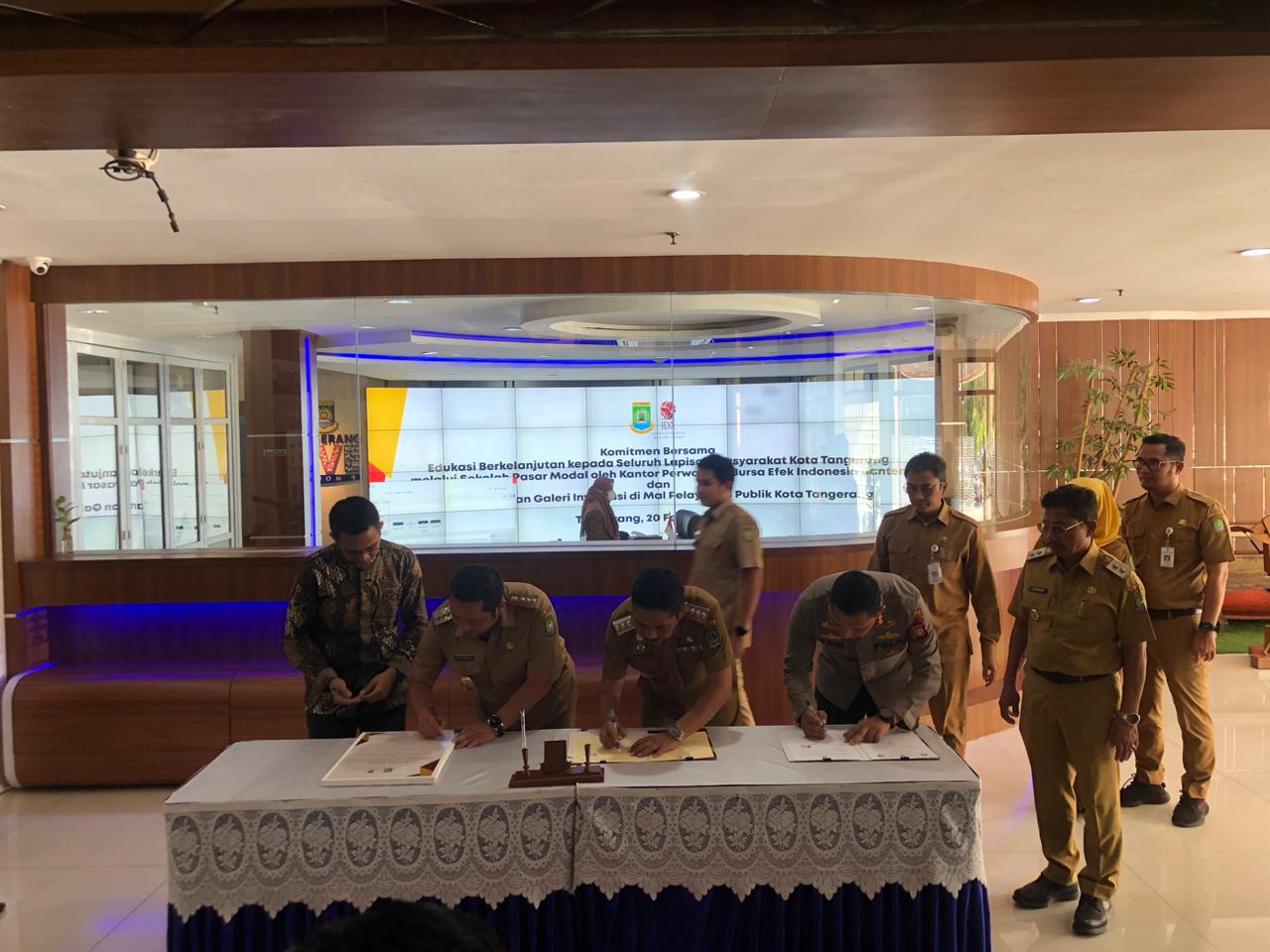 Pemko T. Tinggi Dan Tangerang Jalin MoU