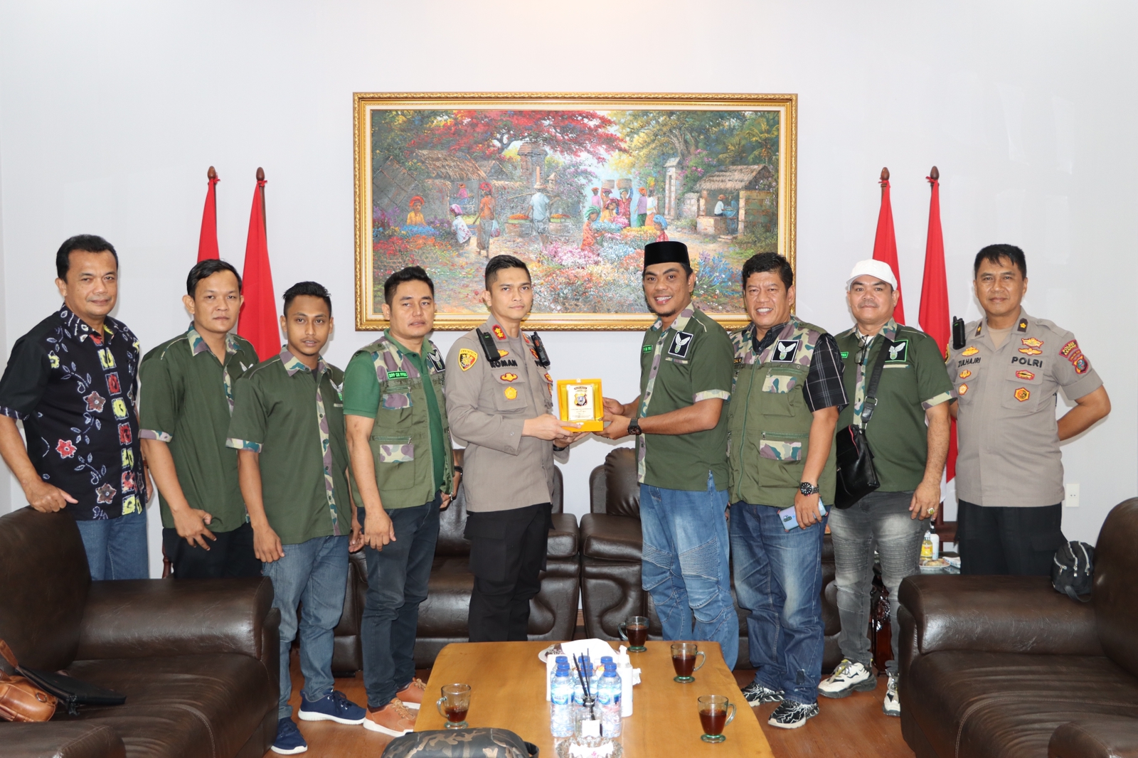 Dukung Program Kamtibmas, DPP GM-PPMA Asahan Silaturahmi Dengan Kapolres Asahan