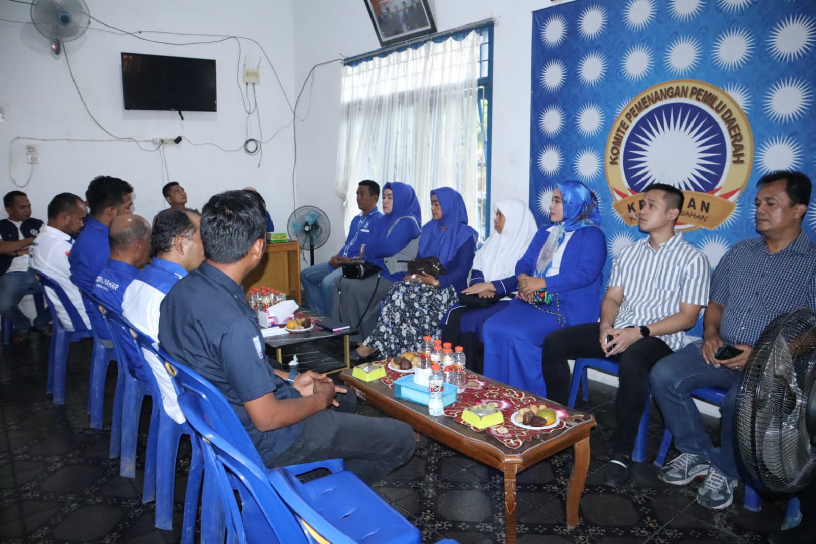 Kapolres Asahan, Bersama Kasat Kunjungan Kekantor PAN Asahan