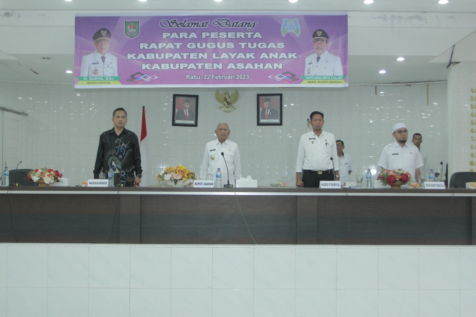 Bupati Asahan Ikuti Rapat Gugus Tugas KLA