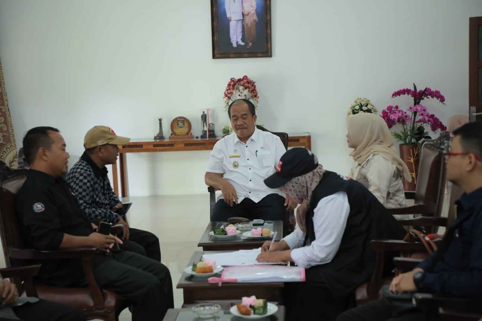 Pantarlih TPS 15 Kelurahan Selawan Lakukan Coklit Pada Wakil Bupati Asahan