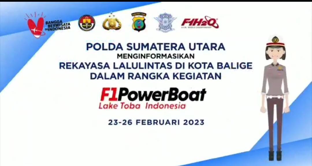 F1 Powerboat di danau toba di gelar Polda sumut lakukan rekayasa lalulintas, Ini Penjabaran Kapolda-Su