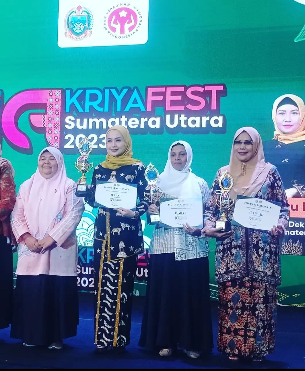 Ajang Kriya Fest 2023, Dekranasda Tapsel Menoreh Prestasi