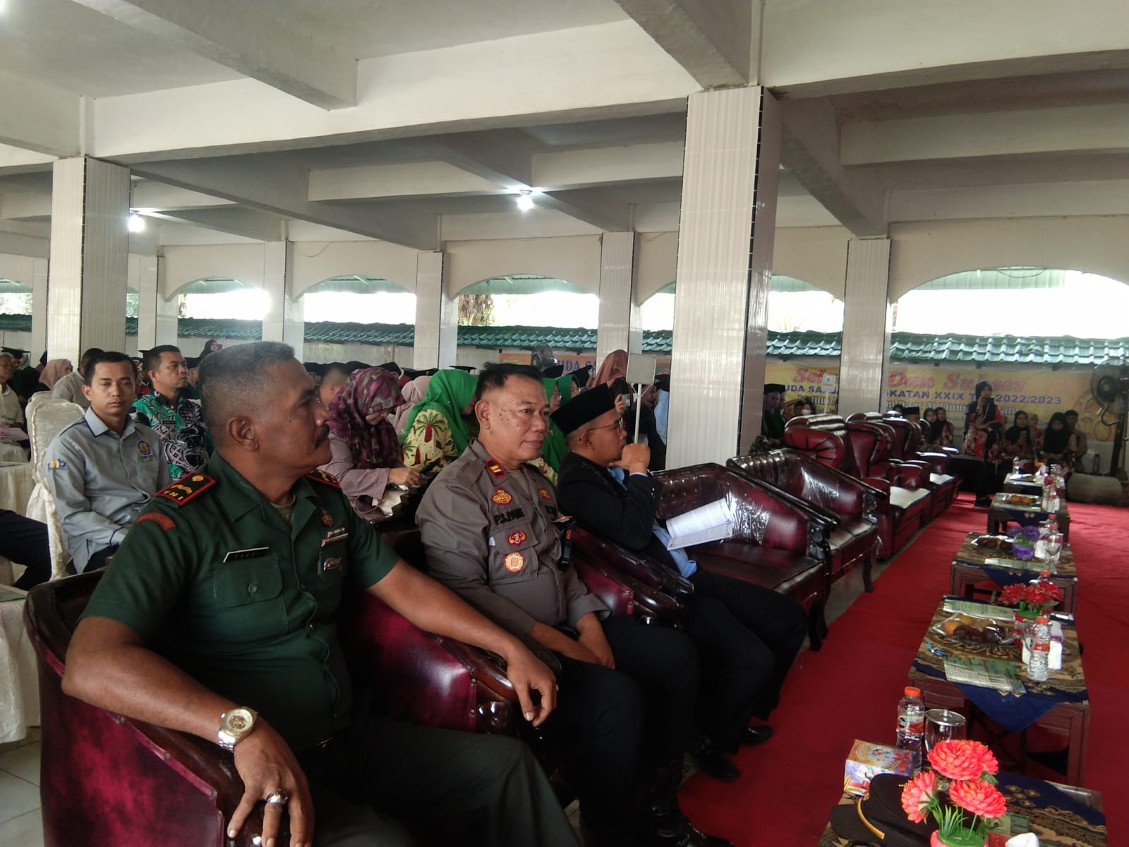 Kapolsek Kota Kisaran Hadir Wisuda Sarjana Institut Agama Islam Daar Uluum Asahan Angkatan XXIX