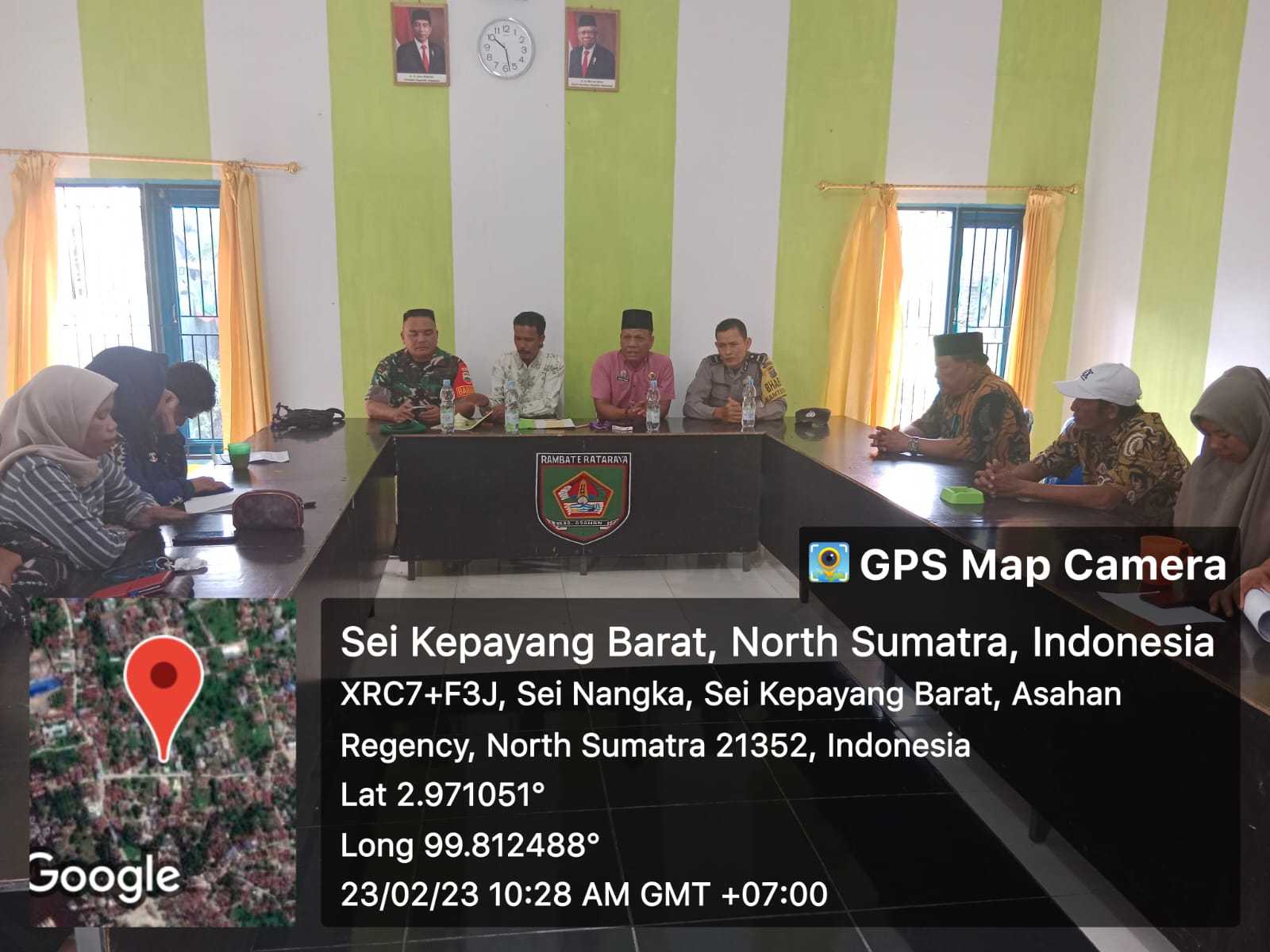 Babhinkamtibmas Polsek Sei Kepayang HadiriMusdessus BLT