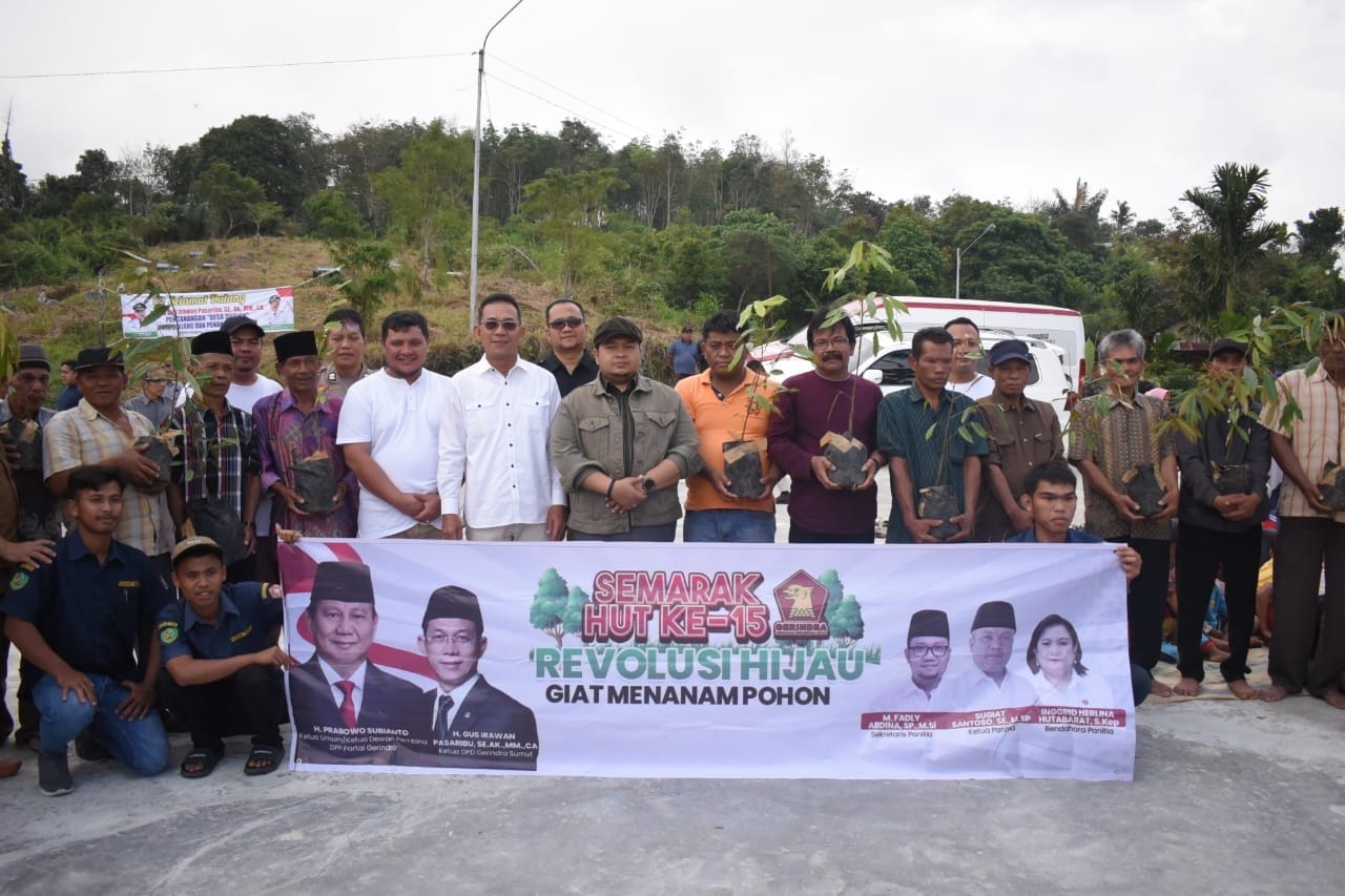 Bupati Tapsel Dukung Gerakan Giat Menanam Pohon Demi Suksesnya Program â€œRevolusi Hijau