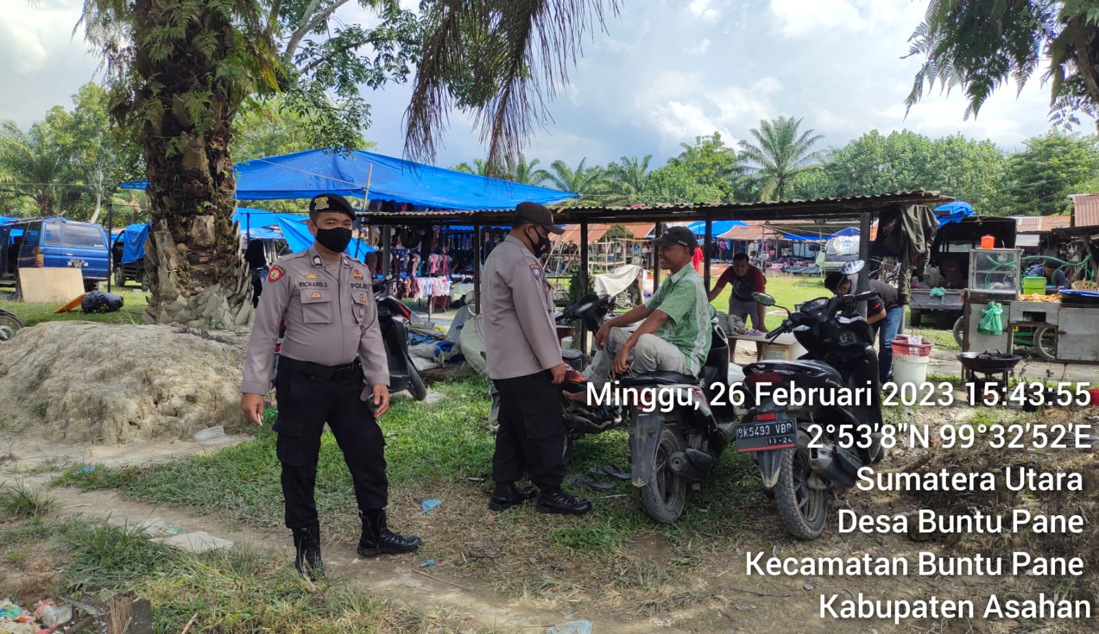 Personil Polsek Prapat Janji Patroli 3 C