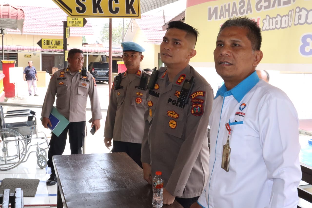 Kapolres Asahan Terima Kinjungan Tim Ombudsman perwakilan Sumut