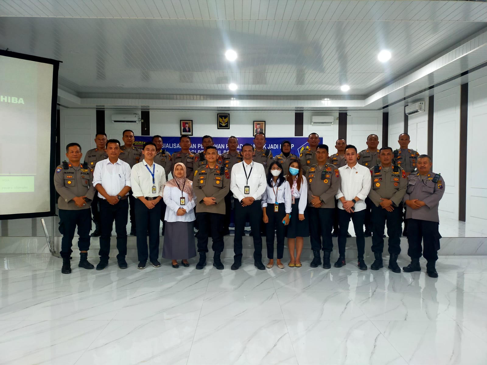 Polres Asahan Gelar Sosialisasi Pemadanan NIK Menjadi NPWP