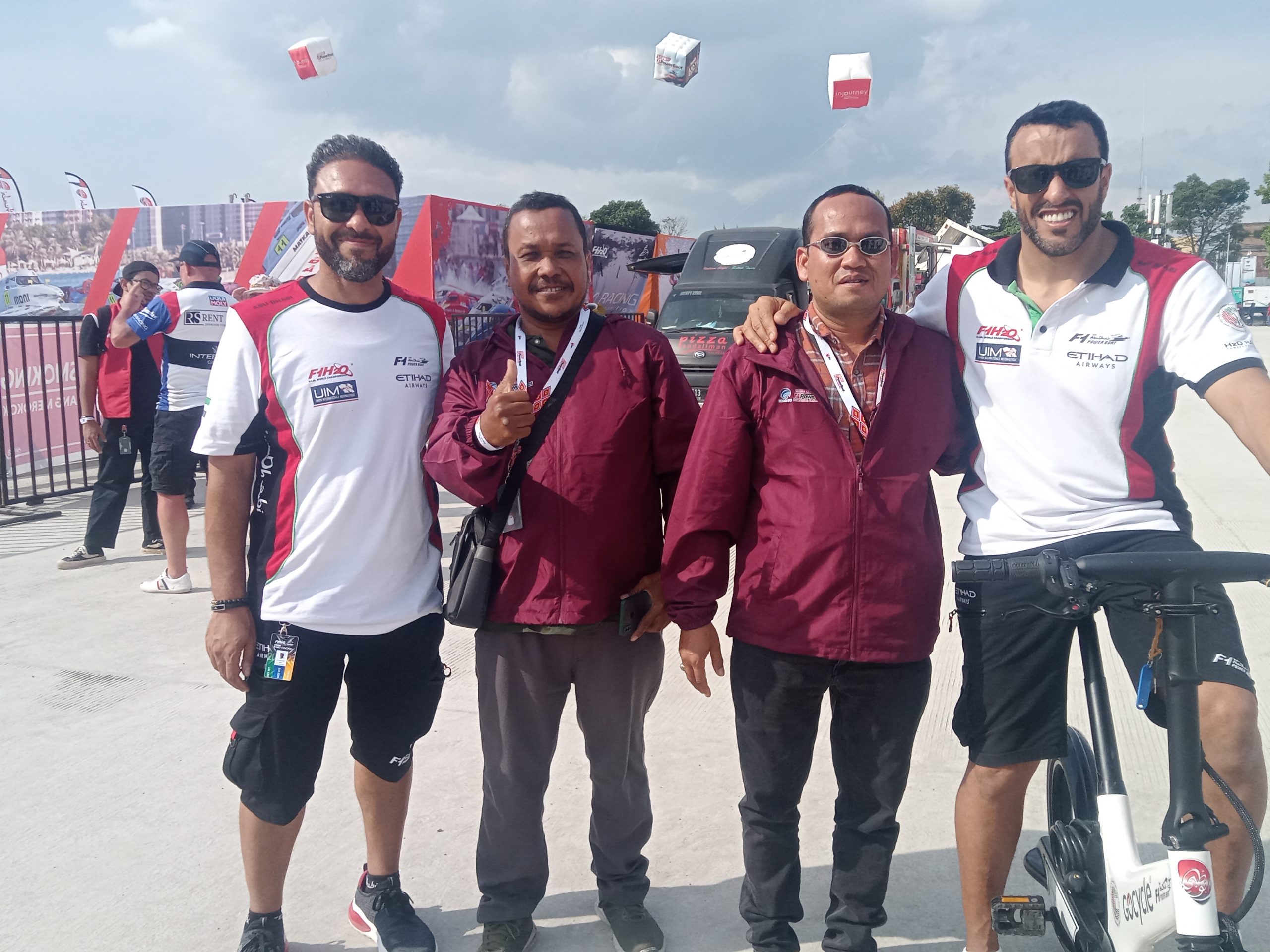 Ketika Jurnalis Unit Pemprov Sumut Bangga Berbaur dengan Media Asing Liput F1 Powerboat 2023 Danau TobaÂ 