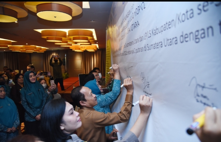 Gubernur Edy Rahmayadi Ajak Seluruh Bupati/Walikota Sukseskan PIN Polio