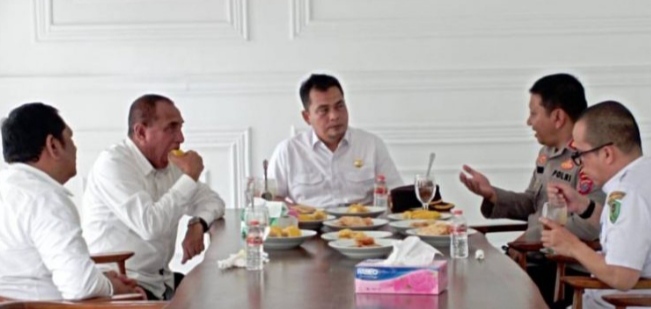 Gubsu Edy Rahmayadi Di Sambut Walikota Padangsidimpuan,Ini Agendanya