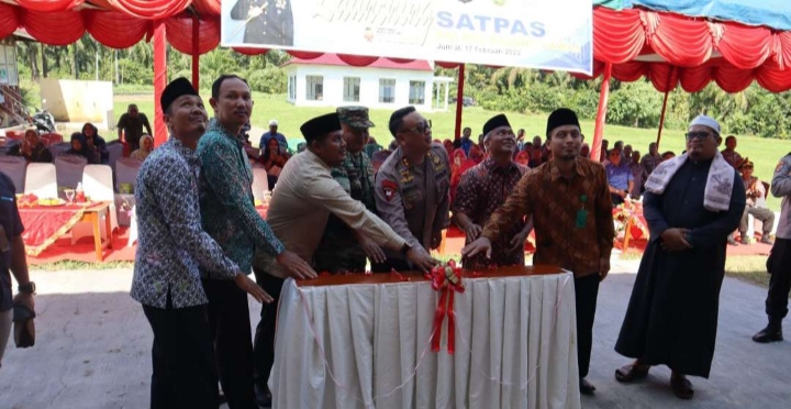 Bersama Forkopimda Kabupaten Palas,Kapolres Resmikan Gedung Layanan Publik Satpas SIM