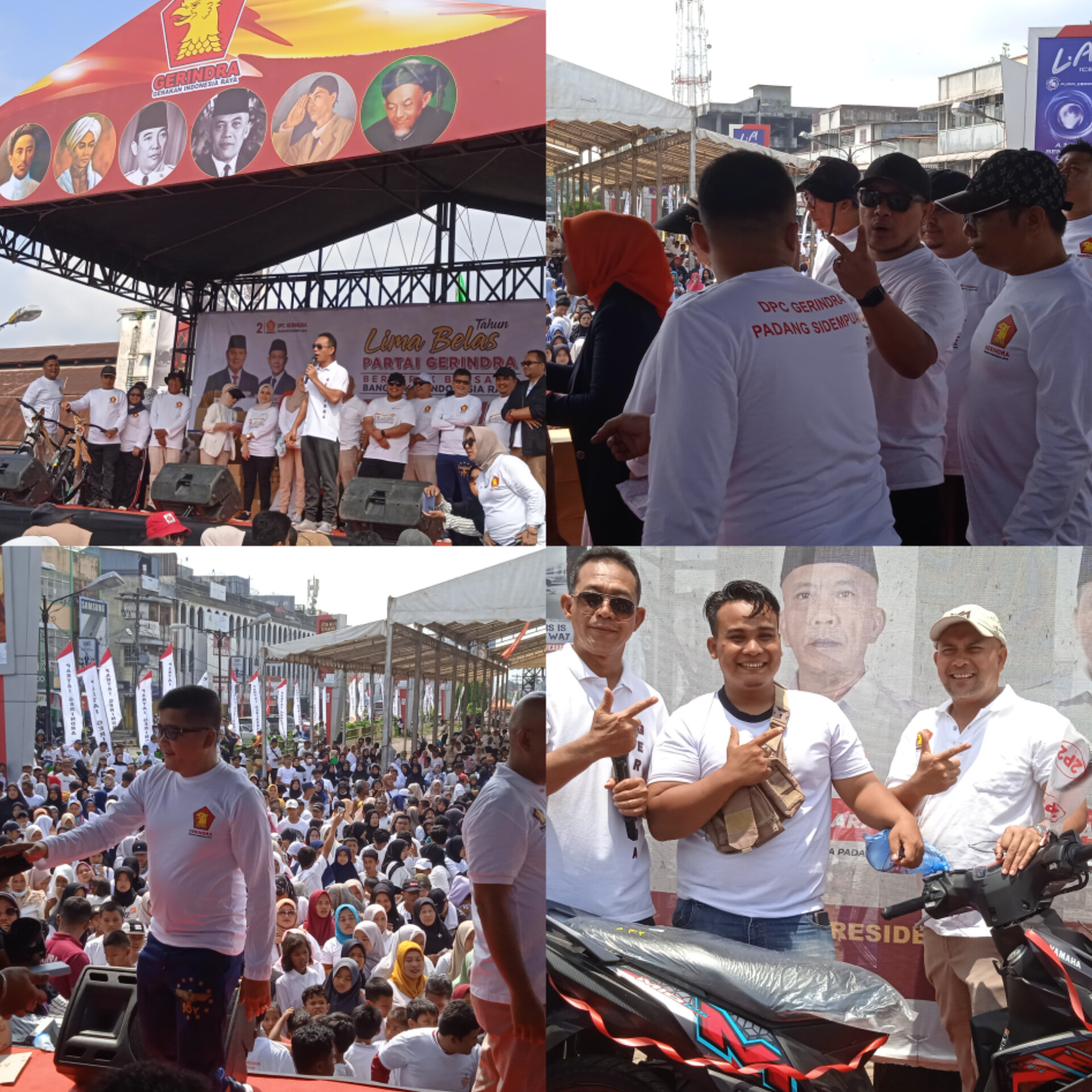 Omset Pedagang Drastis Naik dan Banjir Hadiah Saat Gerindra Gelar Jalan Sehat di Halaman Bolak Padangsidimpuan,Ini Pesan Ketua DPD Sumut dan Ketua DPC Se-Tabagsel