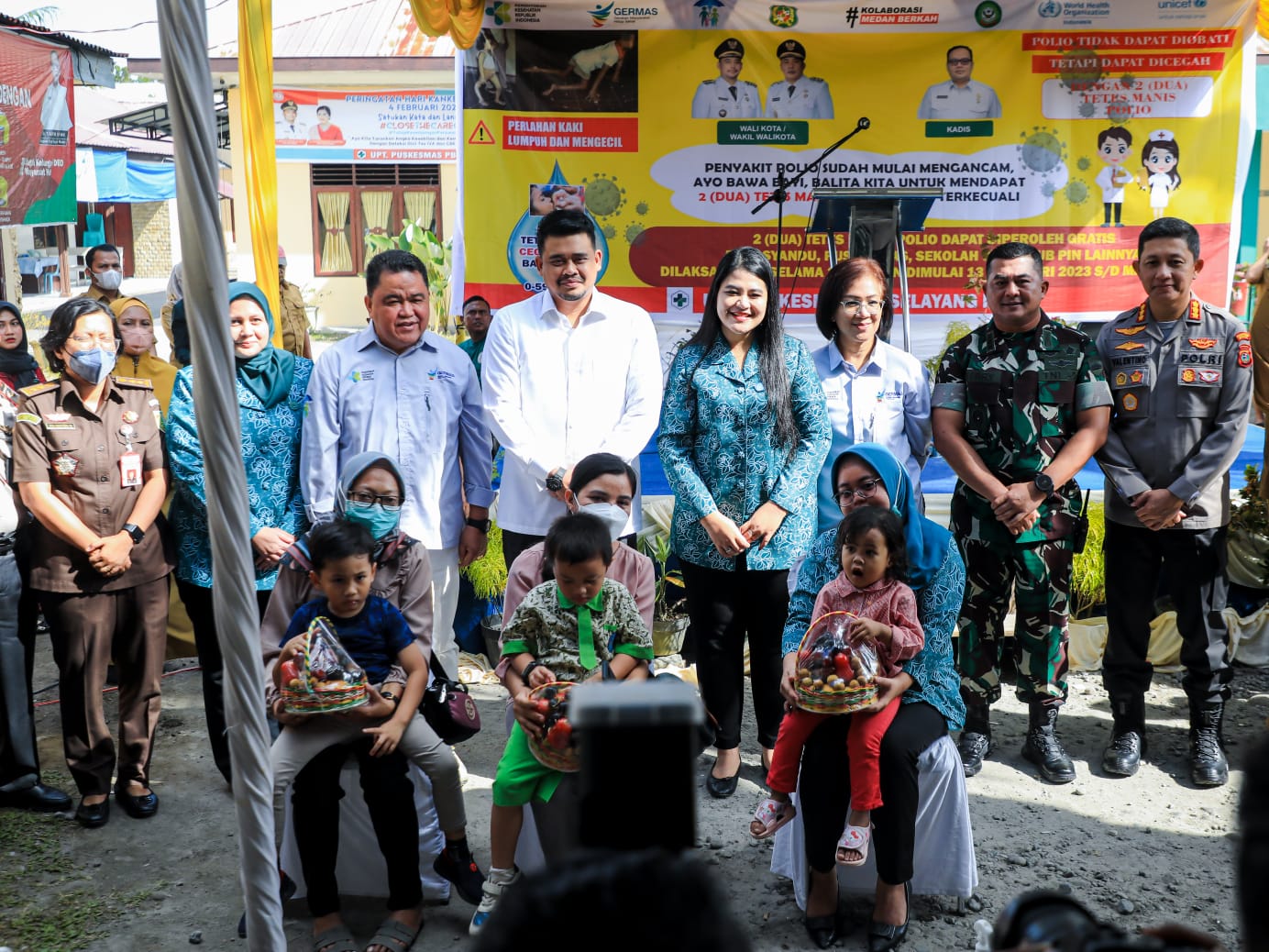 Pemko Medan Canangkan Sub PIN Polio, Warga Mengaku Senang dan Lebih Tenang Anaknya Telah di Imunisasi Polio