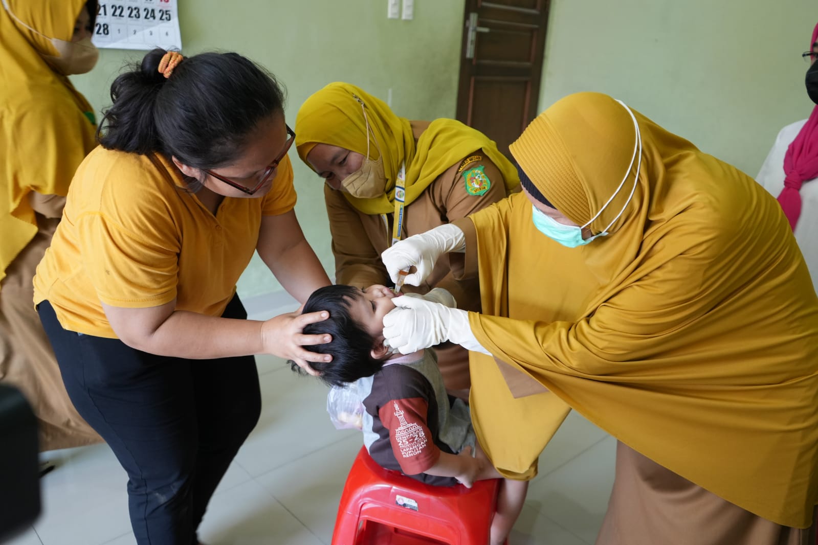 Percepat Capaian Sub PIN Polio, Puskesmas Medan Deli Lakukan Imunisasi Polio Di Sekolah PAUD